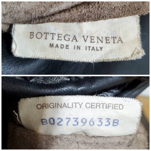 Authentic BOTTEGA VENETA Nappa Intrecciato Large Olimpia Bag Black - Picture 2 of 10